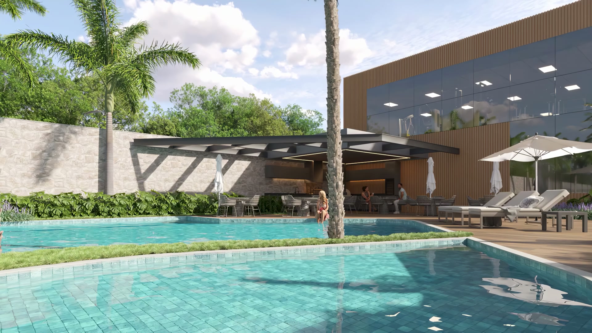 Render aéreo do Smart Life